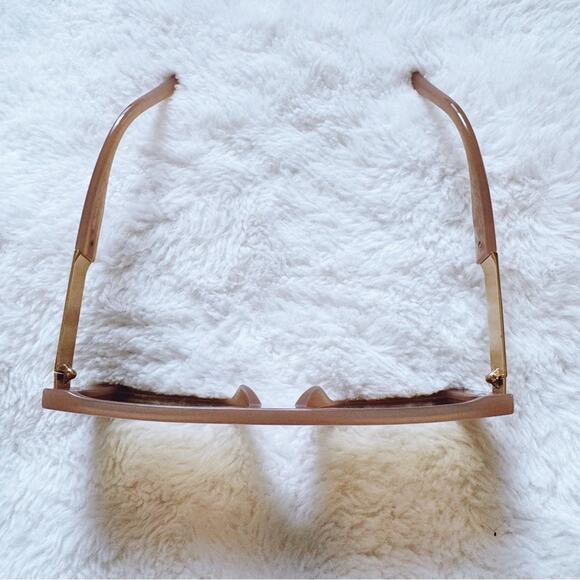 Inez Mocha Oversized Square Sunglasses - Picture 3 of 10